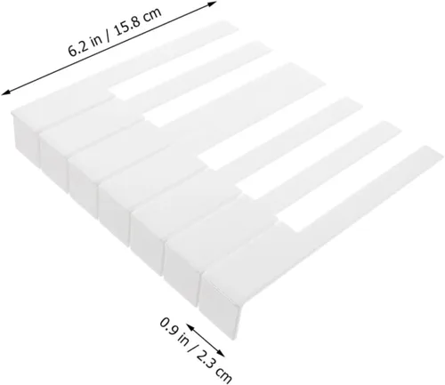 Miniatura 4 de SUPVOX 52 teclas de piano de repuesto blancas para teclado de 88 teclas, accesorios de reparación de piano, suministros de instrumentos de teclado
