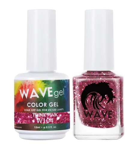 Miniatura 129 de WAVEGEL - Juego dúo de gel y esmalte de uñas a juego - Colección Simplicity - #P109 Blizzard I 0.5 onzas