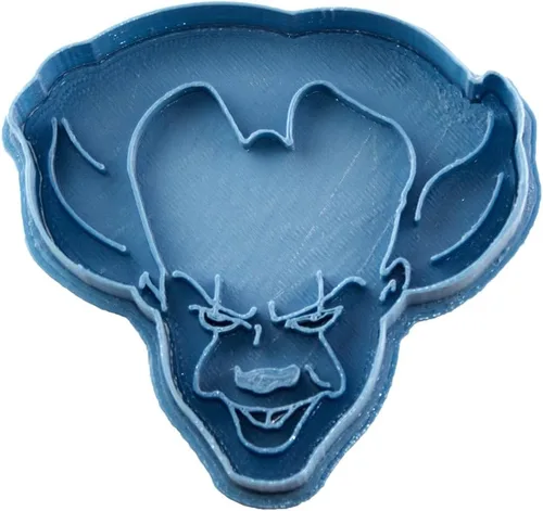 Cuticuter Pennywise IT - Cortador de galletas (3.1 x 2.8 x 0.6 in), color azul