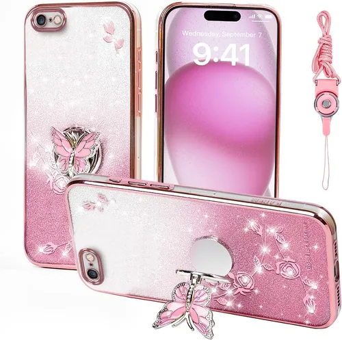 Miniatura 24 de para Apple iPhone 6 (12 cm) Funda para teléfono, para iPhone 6S Funda para teléfono móvil para mujeres y niñas, Funda protectora de TPU con diseño