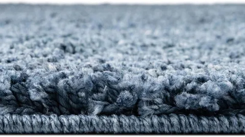 Miniatura 4 de Unique Loom Shaggy Chic Collection Alfombra de área, lanudo (2' x 3' 1", rectangular, azul arándano)