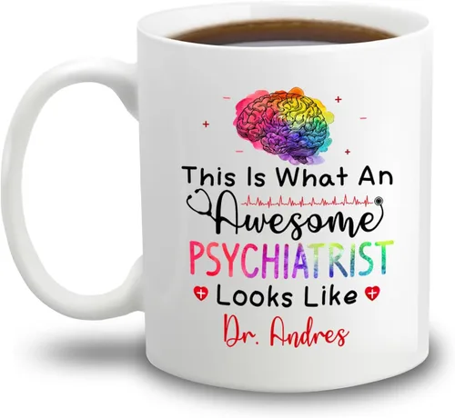 Miniatura 28 de Taza de café personalizada, regalo para graduación de psicólogo, My Degree in Psychology Makes Me Hight Qualified To Judge Everyther, taza de café