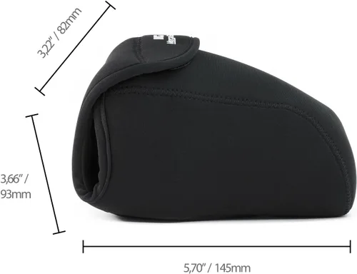 Miniatura 2 de Mega Gear Nikon D7500 MG1252 - Funda de neopreno ultraligera para cámara, con mosquetón, color negro