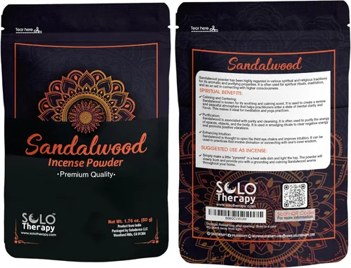 Miniatura 13 de Incienso en polvo de benjuí, 1.76 oz, calidad premium, 100% natural, espacio sagrado, incienso natural, incienso suelto, producto de la India, Polvo