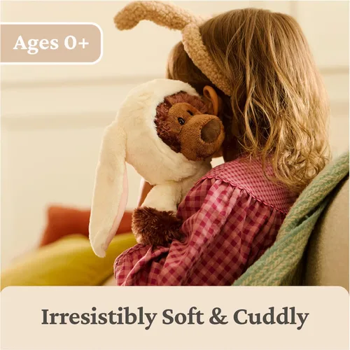Miniatura 6 de GUND Philbin Bunny - Oso de peluche prémium con disfraz de conejo de Pascua, animal de peluche para edades de 0 años en adelante, 10 pulgadas