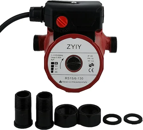 Miniatura 9 de 115V Hot Water Circulation/Recirculating Pump with Timer,3-Speed Circulator Pump, Max.Q/H :8.4GPM/16.7FT,Silent Operation for Domestic Water