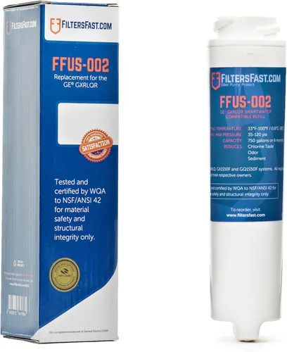 Filters Fast FFUS-002 Reemplazo Compatible para GE GXRLQR Cartucho de Filtro de Agua de Carbono para Refrigerador Refrigerador Dispensador de Agua