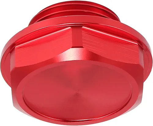 Miniatura 5 de Tapa de tapón de llenado de aceite de motor de gas de aleación de aluminio roja para Toyota TRD Highlander RAV4 Yaris Camry Corolla Tacoma Land