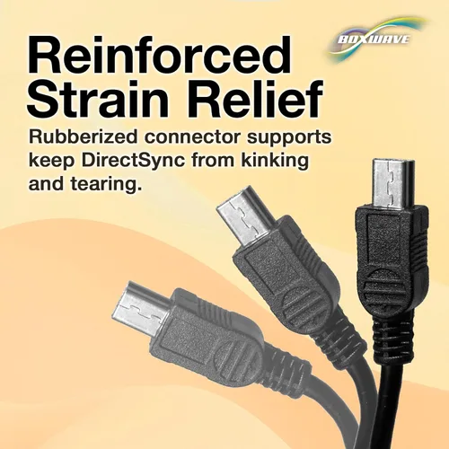 Miniatura 5 de BoxWave Cable compatible con Fujifilm FinePix S8600 - Cable DirectSync, carga duradera y sincronización