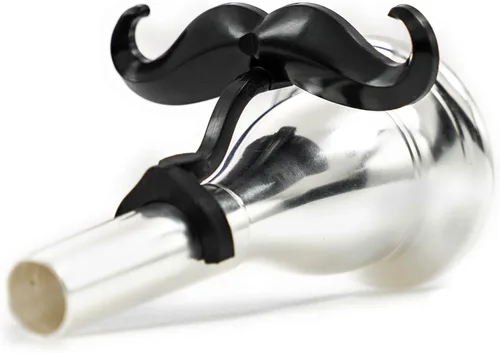 Miniatura 8 de Brasstache - Bigote con clip para boquilla de latón, accesorio de regalo para trompeta, trombón, tuba, cuerno francés, barítono, jugadores