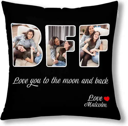 Miniatura 15 de Foto personalizada con fundas de almohada de texto, almohadas personalizadas para abuelo, funda de almohada decorativa personalizada para sofá