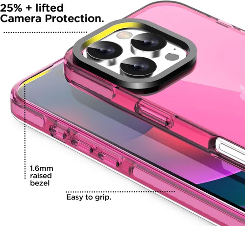 Miniatura 24 de AICase Funda protectora para iPhone 16 compatible con iPhone 16, delgada, ligera, transparente [no amarillenta] Diseño vibrante