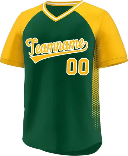 Miniatura 39 de Camiseta de béisbol personalizada con cuello en V para hombres, mujeres y jóvenes, camisetas de béisbol personalizadas con costuras o estampadas