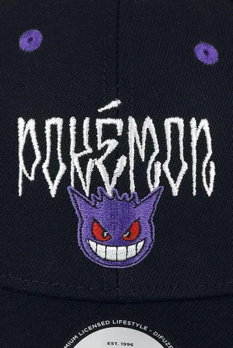 Miniatura 4 de Difuzed Pokemon Gengar Unisex Cap Black 85% Polyacrylic, 15% Cotton