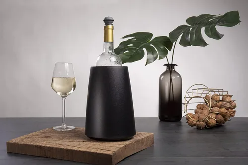 Miniatura 4 de Vacu Vin Rapid Ice – Enfriador de vino elegante – Negro, negro, Negro