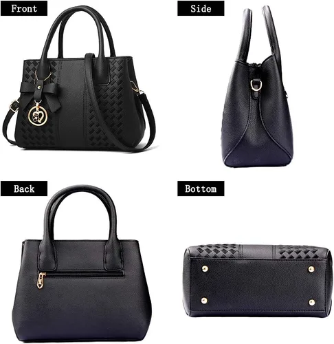 Miniatura 6 de Bolsos de mano para mujer de piel sintética de PU, bolso de hombro