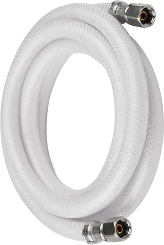 Miniatura 7 de EFIELD Manguera trenzada de acero inoxidable de 5 pies para fabricar hielo con conexión de compresión de 1/4 pulgadas por 1/4 pulgadas