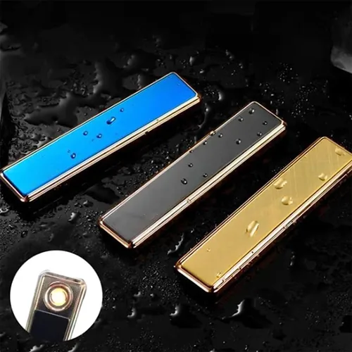 Miniatura 3 de Xipe - Encendedor de arco USB resistente al viento, encendedor de arco USB recargable (dorado)