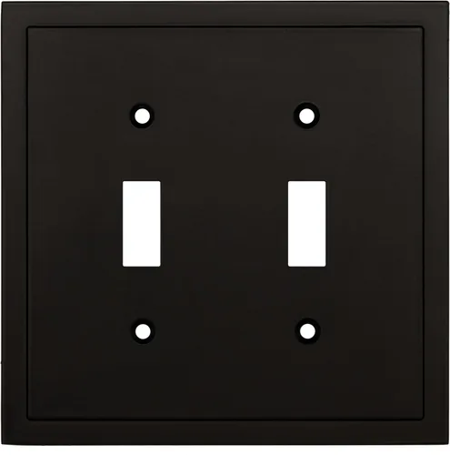 Miniatura 66 de Henne Bery Placa decorativa de pared con borde moderno, tapa de tomacorriente para cubrir enchufe, aleación de zinc maciza duradera