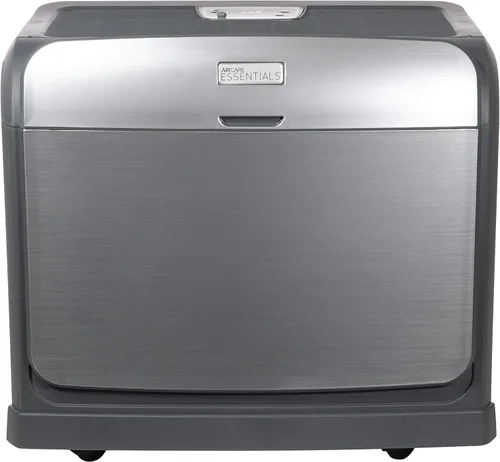 AIRCARE Humidificador evaporativo digital estilo consola para toda la casa para una cobertura de hasta 3,000 pies cuadrados (gris mate)