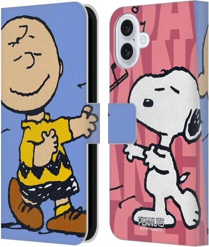 Miniatura 116 de Head Case Designs Funda de piel con licencia oficial de Peanuts Snoopy & Woodstock Balloon Halfs and Laughs para Apple iPhone 7/8/SE 2020 y 2022
