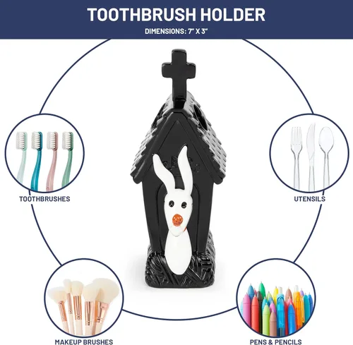 Miniatura 3 de Juego de baño Bluey de 2 piezas - Juego de jabonera azul y soporte para cepillo de dientes - Accesorios de baño de resina Bluey y Bingo para niños