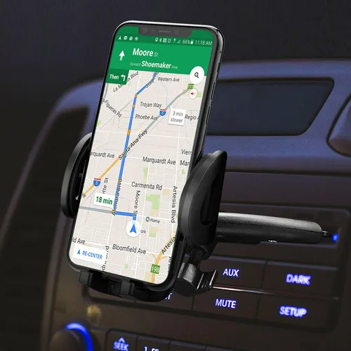 Miniatura 3 de Cellet Soporte para teléfono inteligente para automóvil con ranura para CD, compatible con soporte para teléfono celular, compatible con iPhone 12