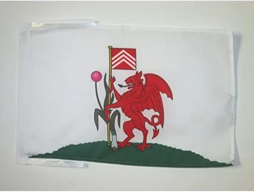 Miniatura 835 de Bandera de México AZ FLAG, 45.7 x 30.5 cm, con cordones - Pequeñas banderas mexicanas de 30 x 45 cm - Bandera de 45.7 x 30.5 cm