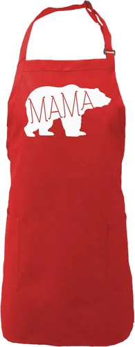 Miniatura 3 de zerogravitee Delantal Mama Bear con 2 bolsillos de parche