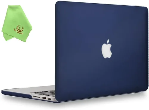 Miniatura 85 de UESWILL Funda de Carcasa Rígida Mate Compatible con MacBook Pro (Retina, 13 pulgadas, principios de 2015/2014/2013/finales de 2012), Modelo Negro