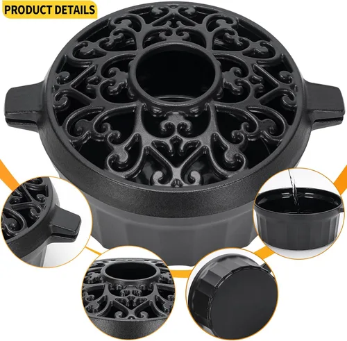 Miniatura 3 de 1MORE Vaporizador para Estufa de Leña - Humidificador de estufa de leña de hierro fundido con revestimiento de esmalte de porcelana, olla de vapor