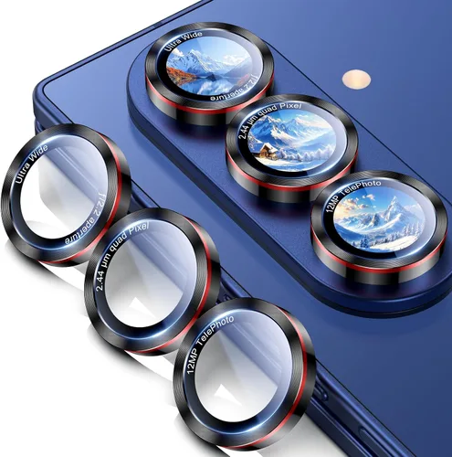 Miniatura 51 de Uyiton para iPhone 17 Pro Max/17 Pro/16 Pro Max/16 Pro/15 Pro Max/15 Pro/14 Pro Max/14 Pro Protector de lente de cámara - Cubierta de cámara