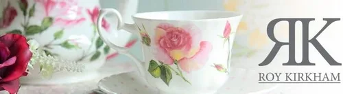 Miniatura 3 de Roy Kirkham Taza de desayuno y platillo jumbo en diseño de iris