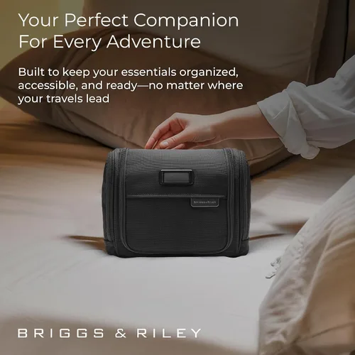 Miniatura 5 de Briggs & Riley Kit de aseo – Bolsas de viaje para mujeres y hombres, organizador para vacaciones, kit Dopp para accesorios de baño, maquillaje