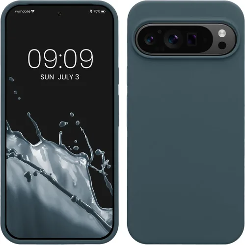 Miniatura 121 de kwmobile Funda Compatible con Google Pixel 6 Pro - Funda de Teléfono de Silicona TPU con Acabado Suave - Azul Caribe