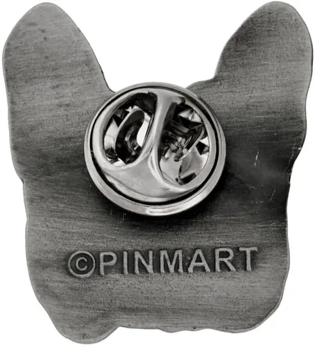 Miniatura 3 de PinMart Pin de solapa plateado para amantes de los perros de raza de perro