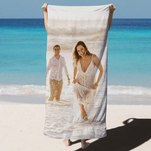 Miniatura 8 de CUDIYST Toalla de playa con nombre personalizado de 30 x 59 pulgadas, 35.4 x 70.9 pulgadas, toalla de playa con nombre personalizado, de secado