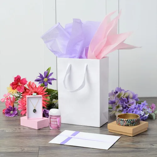 Miniatura 5 de Prime Line Packaging Bolsas de Regalo de Papel Kraft, Mini Bolsas de Regalo de Papel con Asas para Baby Showers, Bautizo, Bodas, Fiestas, Recuerdos