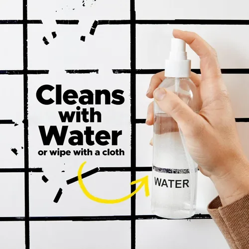 Miniatura 9 de Post-it Marcador permanente fácil de borrar, superficie de pizarra blanca, marcador permanente que se limpia con agua, película blanca de pizarra