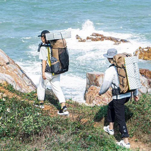 Miniatura 5 de Colchoneta de espuma para dormir, de celda cerrada, ligera, portátil, a prueba de humedad, ultraligera, colchón de campamento de 0.9 libras