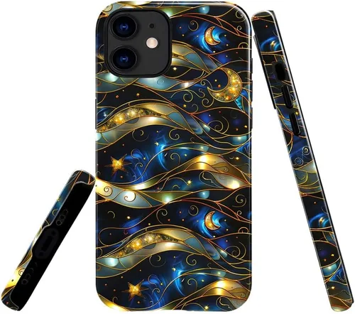 Miniatura 18 de Funda TnXee Compatible con iPhone 11, Funda Híbrida Brillante de 2 Capas para Prevenir Caídas para Niñas y Niños, Aspecto Bonito con Flores Salvajes