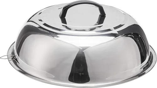Miniatura 6 de Winco - Wok de Acero Inoxidable con Junta Enclavada, 35 cm