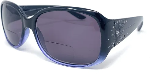 Miniatura 2 de The Pizzazz - Lentes de sol bifocales para mujer, lentes de lectura coloridos de dos tonos, lentes de sol bifocales degradados para mujer