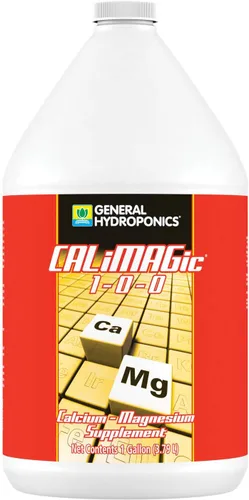 Preparado de nutrientes para jardinería hidropónica, modelo CALiMAGic, de la marca General Hydroponics