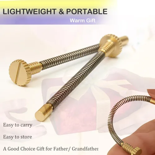 Miniatura 7 de Kit de reparación de repuesto para encendedores, 0.098 x 1.929 in/0.1 x 1.93 pulgadas, resorte de tornillo y placa base para accesorios