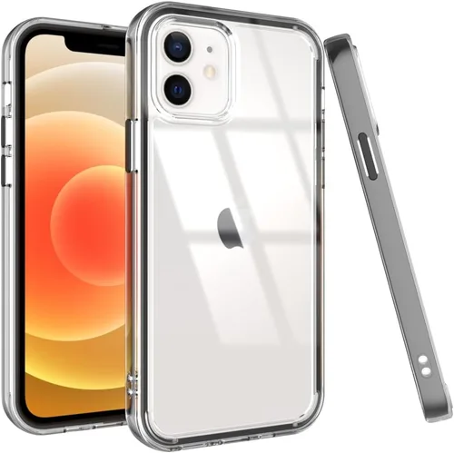 Miniatura 49 de Puxicu Funda acrílica 2 en 1 para iPhone 11 Pro, antiamarilleo, protección de grado militar, funda delgada a prueba de caídas para iPhone 11 Pro