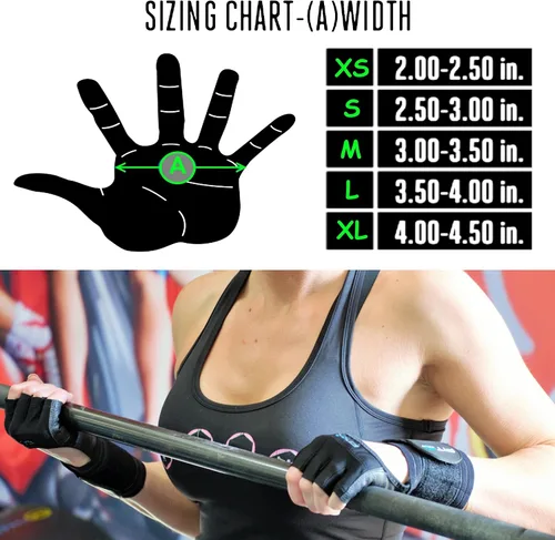 Miniatura 3 de The F4X Spartan - Guantes de entrenamiento WOD de cuero completo para levantamiento de pesas y entrenamiento cruzado