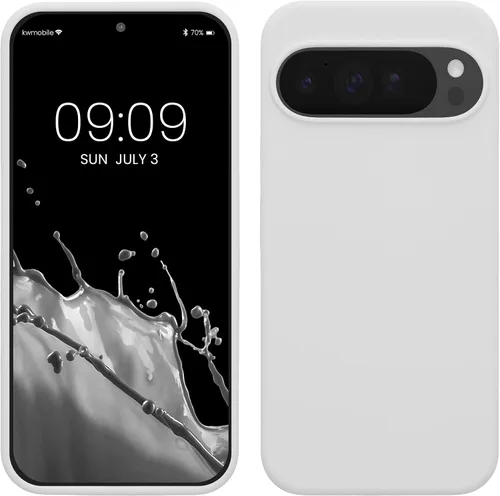 Miniatura 702 de kwmobile Funda Compatible con Google Pixel 6 Pro - Funda de teléfono de silicona TPU con acabado suave - Azul Arrecife
