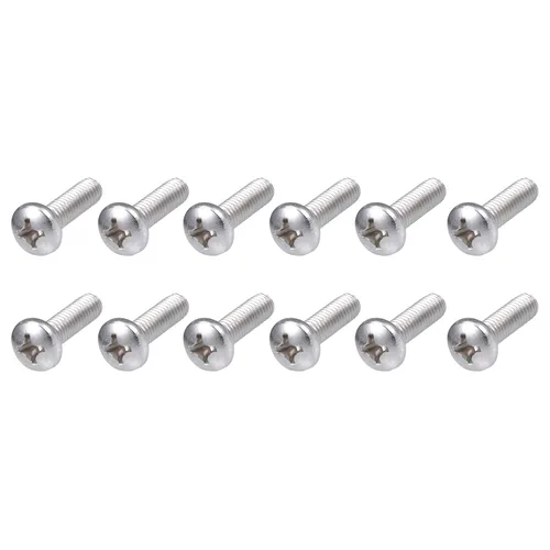 Miniatura 57 de METALLIXITY Tornillos de máquina (M2 x 0.118 in), 30 unidades, pernos Phillips cruzados de acero inoxidable 304, para instalación de muebles