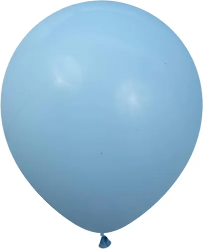 Miniatura 3 de Paquete de 50 globos de color azul claro, globos de látex azul bebé de 12 pulgadas, paquete de globos para cumpleaños, bodas, baby showers